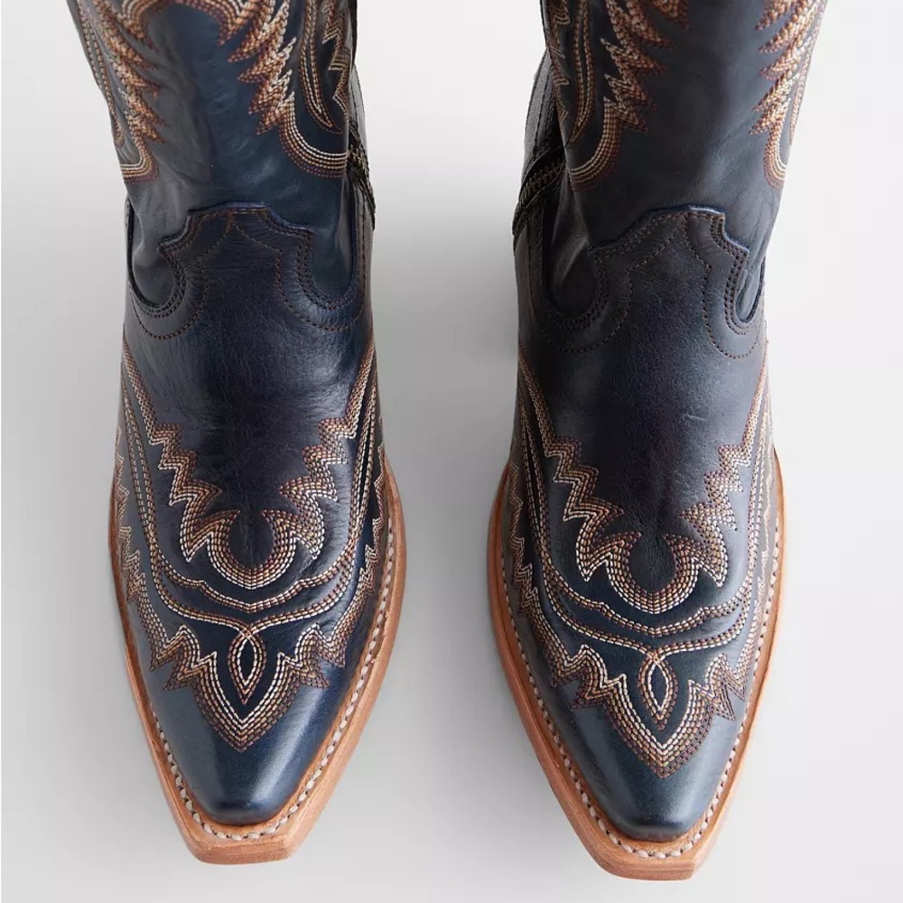 Ariat Casanova navy blue knee high boots - Picture 3 of 4